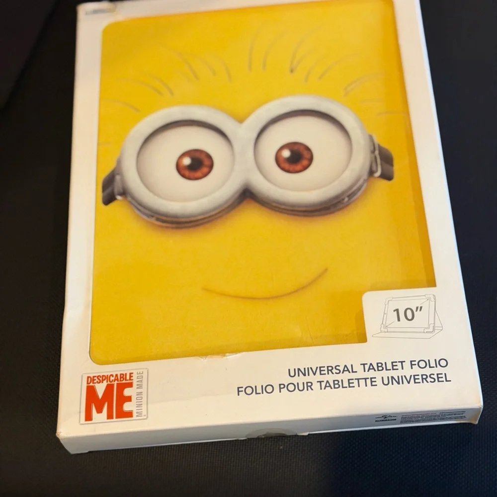 Despicable ME 🤓 Universal Yellow Cartoon Character 10” Tablet Cover Folio